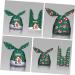 KOMBIUDA Christmas Pouches 100pcs Christmas Wrapping Bag Candy Bags Small Christmas Bags Festive Packing Bags Nougat 22.5x13.5x0.2cm Green - Buy Online on GoSupps.com