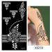 Glaryyears Temporary Tattoo Stencil - 8 Sheets Henna Template for Women, Hand Finger Wrist Body Art Paint - Buy Online on GoSupps.com
