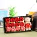12 Rose Flower Soap Gift Box with Plush Bear - Romantic Valentine s Day Gift (Red 23.5x12x5cm) - International Shipping - Buy Online on GoSupps.com