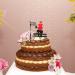 Cartoon Lover Couple Cake Toppers Valentines Day Wedding Party Decorations Cupcake Decors Hearts Engagement Gifts Decor Style2 - Buy Online on GoSupps.com