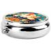 Colorful Flag Turkey Pill Box | Portable 3-Compartment Metal Case for Travel | Must-Have Mini Organizer in Black - Buy Online on GoSupps.com