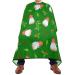 Waterproof Barber Cape -Green Gnome Cheetah Haircut Bib for Men Unisex Hair Cutting Cape(8rp1a)