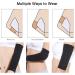 2 Pair Women's Arm Shaper Compression Sleeves for Weight Loss and Toning - Black - Buy Online on GoSupps.com