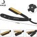 KIMEX LONDON Professional Hair Scissor Set - Stainless Steel Hair Cutting Shears with Thinning Scissor Razor, Hair Combs, and Leather Cover Black - Buy Online on GoSupps.com