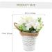 Zerodeko Potted Hydrangea Blue Faux Flowers Ceramic Decor Green Home Decor Spring Decorations for Home Fake Flower Adornment Outdoor Decoration Faux Hydrangea White Props Plastic Artificial White 17x17x19cm - Buy Online on GoSupps.com