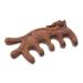 Tovinanna sandal wood combing scalp massage device simple massage comb from wood massage comb from wood reliable massage comb practical massage device body massage device 11.50x6.00x1.70cm brown