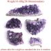 Natural Crystal Rough 3PC Natural Amethyst Crystal Cluster Geode Purple Quartz Raw Point Specimen Home Decor Stone Mineral Specimen - Buy Online on GoSupps.com