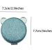 Traziewell Round Mirror Personalised Gifts Travel Folding Double Sided Pocket Makeup Mirrors Golden Red and Lake Blue JZ000218 Jz000218 Three Seats - Buy Online on GoSupps.com