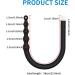Shower Enema Douche Nozzles - 4 Holes Silicone Attachments for Comfortable Use | Reusable Enema Hose with On/Off Valve - Buy Online on GoSupps.com