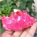 80-280gCrystal Cluster Natural Titanium Coating Rose red Quartz vug Plating Stone Flower Crystals Household yuebang (Size : 260-290g) - Buy Online on GoSupps.com
