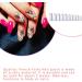 CLSSLVVBN 1 Set False Nail Elegant Full Coverage Shape Manicure Stickers Strong Adhesion Unique Design Half Paste Natural Paster White French Style - Buy Online on GoSupps.com