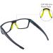 Blazerbuck Replacement Nose Cushion for Oakley Crossrange OO9361 XL OO9360 Patch OO9382 | Black & Yellow Low Stance Unit - Buy Online on GoSupps.com