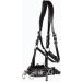 Heinick-Reitsport Professional Leather Cavesson - Black Stainless Steel Bit Strap Nosepiece for Warmbloods | International Shipping - Buy Online on GoSupps.com