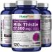 NusaPure Milk Thistle Extract 12500mg - 200 Veggie Capsules | Max Strength 80% Silymarin | Non-GMO, Gluten-Free, Vegetarian Organic Formula - Buy Online on GoSupps.com