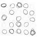 300Pcs Clear Elastic Hair Ties with Organizer Box - Ideal for Thin or Thick Hair - Baby Hair Ties - Hair Accessory by B1jounie YA (BLACK&CLEAR) - Buy Online on GoSupps.com