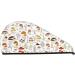 Soft Super Absorbent Microfiber Hair Towel Wrap for Women - Mushrooms and Butterflies Coral Velvet Quick Dry Cap for Long Curly Thick Hair - Buy Online on GoSupps.com