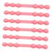 Minkissy 20 Stk masking hook adjustable lane mouth tube face ear protector buckle of the face cover facial extension tape earrings protective cable slide slide pebble gel pink