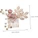 SKISUNO Rhinestone Hair Comb Hair Side Comb Bridal Headpiece Crystal Headpiece Gold Hair Comb Clip Crystal Hair Comb Wedding Hair Comb Jeweled Hair Combs Bride Pink Veil Korean Version - Buy Online on GoSupps.com