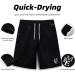 MEILONGER Boys Swim Trunks - Quick-Drying Board Shorts with Mesh Lining & Adjustable Drawstring - Black 152 | International Shipping - Buy Online on GoSupps.com