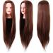 Cikonielf Hair Training Head - Synthetic Fiber for Web Design & Coloring Practice - Washable with Shampoo - Buy Online on GoSupps.com