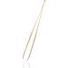Rubis Elegance Gold Tweezers - Luxury Slanted Eyebrow Tweezers | Gold-Plated with Unique Hole Design - International Shipping Available - Buy Online on GoSupps.com