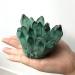 Natural Crystal Rough Beautiful Natural Green Ghost Phantom Quartz Cluster Raw Ores Specimen Home Decor Can be Used for (Size : 300-400g) (Size : 300-400g)
