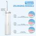 YUNERFEEL Cordless Water Flosser with Telescopic Tank | Rechargeable & Portable Oral Irrigator - IPX8 Waterproof, 3 Modes for Teeth, Braces & Bridges - White - Buy Online on GoSupps.com