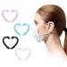 Mask ear hooks anti-slip masking hooks masking hooks 4 pairs of mask belonging facial mask clips silicone anti-slip ear straps ear hook clip for buckle.