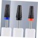 Ipetboom Black Ceramic Nail Polishing Head Manicure Art Drill Bits Nail Drill Bit Nail Polish Grinding Head Nail Bits for Nail Drill Braiding Toy Tool Short Hair Women's Ceramics - Buy Online on GoSupps.com