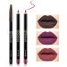 KTouler 12 Pcs Matte Lip Liner Pencil Set Smooth Waterproof Long-Lasting Fade Resistant Lip Pencil Makeup Gift Set for Women and Girls - Buy Online on GoSupps.com