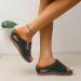 Aniywn Summer Women Sandals - Lightweight Flat Open Toe Thong, Dark Blue, Size 8 - Buy Online on GoSupps.com