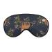 Cute Sloth on Tree Sleep Mask Eye Cover for Sleeping Blindfold with Adjustable Strap Blocks Light Night Travel Nap for Men Women