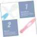HOMSFOU 2 Sets Toothbrush Cleaning Brush Tool - Silica Gel Handheld for Kids - Pink - 1 Pack - International Shipping Available - Buy Online on GoSupps.com