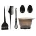 Taotiieout 5PCS Professional Salon Hair Coloring Dyeing Kit Ear Caps Dye Mixer Hair Tint Dying Coloring Applicator Hair Dye Coloring Kit Black