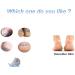 3 Pairs of Moisturizing Gel Heel Socks - Soft Ventilated Open-Toe Design for Dry Tough Skin Care - Buy Online on GoSupps.com