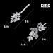 Rhinestone Bridal Hair Clip Set - Elegant Leaf Wedding Hairpins for Women and Girls - Buy Online on GoSupps.com