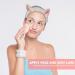 3 Pieces Cute Cat Ear Headband and Wrist Straps Set for Washing Face Spa Soft Elastic Facial Care hairband Fluffy Headband Wristbands for Women Girls Shower Sports Makeup Bath (White) - Buy Online on GoSupps.com