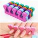 20Pcs Colorful Soft Sponge Finger Toe Separators - Nail Art Pedicure Tools for Salon Use (Random Colors) - Buy Online on GoSupps.com