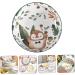 Zerodeko Ceramic Soup Bowl Animals for Kids Asian Decor Ramen Bowls Snack Serving Bowl Baby Food Noodle Bowl 23X23X7.3CM Assorted Color - Buy Online on GoSupps.com