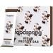 Foodspring vegan protein bar 12 x 60g chocolate almond purely herbal protein bar without artificial flavors little sugar and high protein content chocolate almond 60 g (12 pack)
