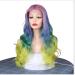 Shop BGHJUE African Colored Long Rolls Lace Front Human Hair Wig - Pre Plucked Brazilian Straight Wig with Baby Hair - Buy Online on GoSupps.com