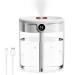 Air Humidifier for Bedroom 2L Large Capacity Humidifiers with Night Light Whisper-Quiet Cool Mist Humidifiers 360 Rotation Nozzle Up to 10-20 Hours Continuous Use for Plants Office Baby Room