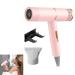 Electric Hair Dryer 2024 Upgrade Portable High-Speed Ionic Hair Dryer Constant Temperature & Low Noise 4 Colors Lightweight Hairdryer for Home Bathroom and Travel Use Rose