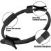 RitFit Pilates Ring - 14 Inch Magic Fitness Circle for Toning Inner & Outer Thighs  Bonus Workout Guide Included BlackN - Buy Online on GoSupps.com