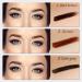 Rose Roll Waterproof Eyebrow Pencil - Define Your Brows with Natural Makeup (02# Brown) - Buy Online on GoSupps.com