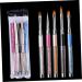 Nail Art Polish Pens Nail Painting Pens Nail Liner Pens Nail Drawing Pen Nail Art Pen Nail Crystal Pen Nail Marker Pen Acrylic Nail Brush Nail Art Brush Gradient Embellishment Pen medium Silver - Buy Online on GoSupps.com
