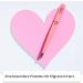 Rubis Tweezers Heart - Pink Slanted Eyebrow Tweezers with Heart Engraving | International Shipping - Buy Online on GoSupps.com
