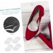 FOMIYES Self-Adhesive Heels Mat - 4 Pairs Non-Slip Half Socks for Women | Dressy Shoe Grip Pads for Comfort & Stability - White 10x7x0.8CM - Buy Online on GoSupps.com