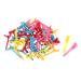 50 Colorful Plastic Hair Clips - Crocodile Sectioning Clips for Hairdressers | Durable & Stylish - Buy Online on GoSupps.com