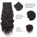 Yddm 24-Inch Dark Brown Wavy Clip-In Hair Extensions | Realistic Synthetic Hair | 4pcs Full Head | Affordable & Easy to Use - Buy Online on GoSupps.com